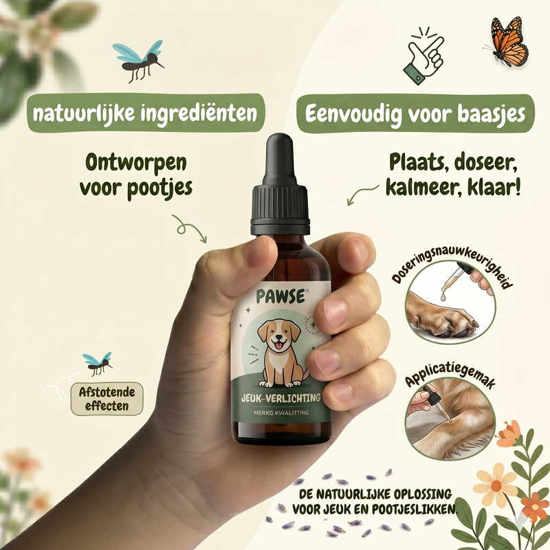 Pawse™ Skin Relief Spray | Stop Je Hond Met Krabben In 48 Uur