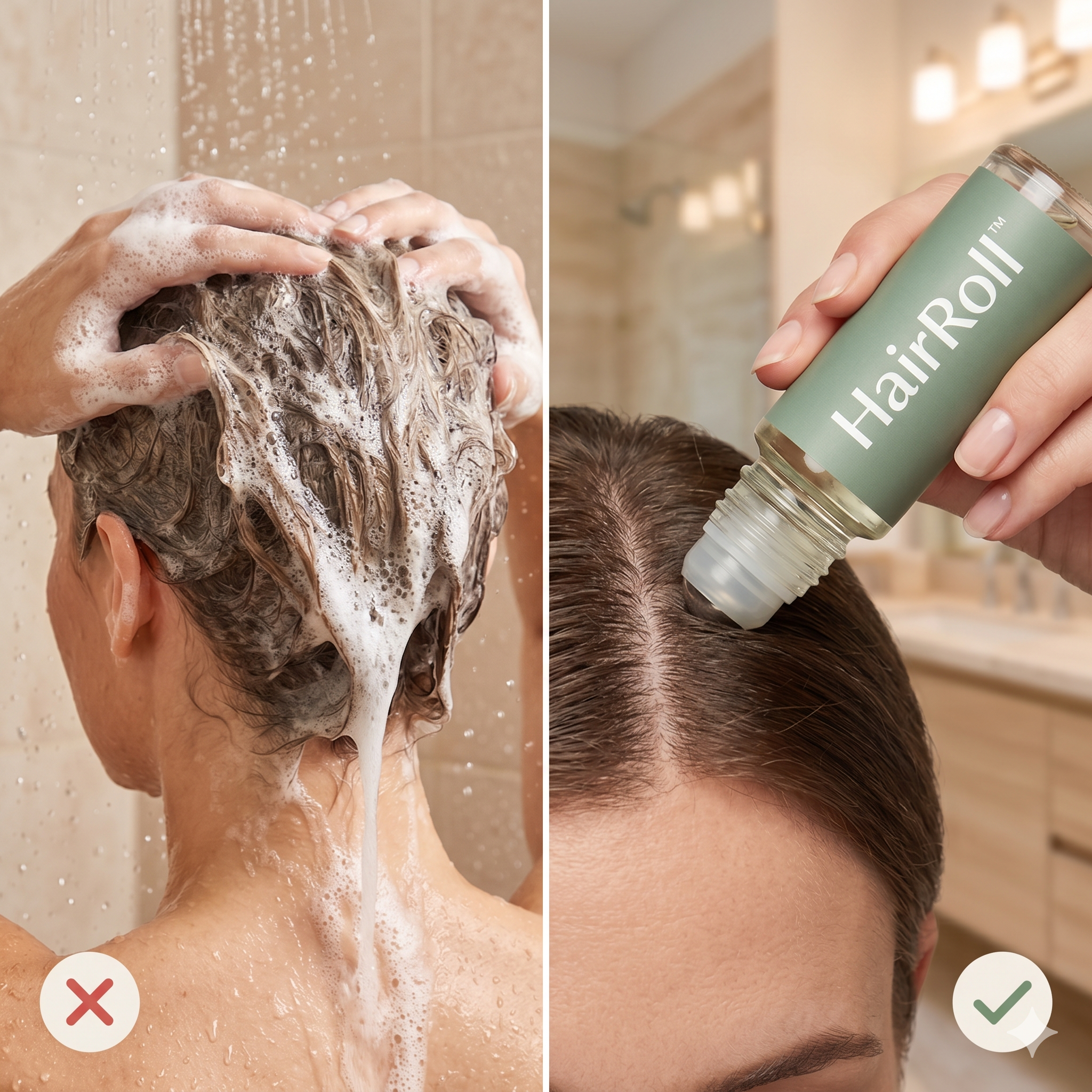 HairRoll toepassing