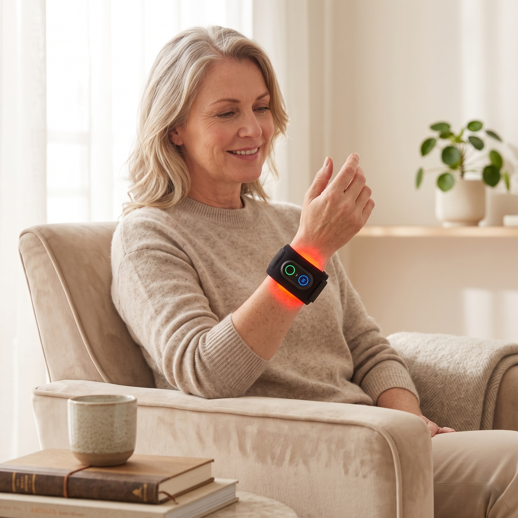 RelaxFluvo™ tintelende handen