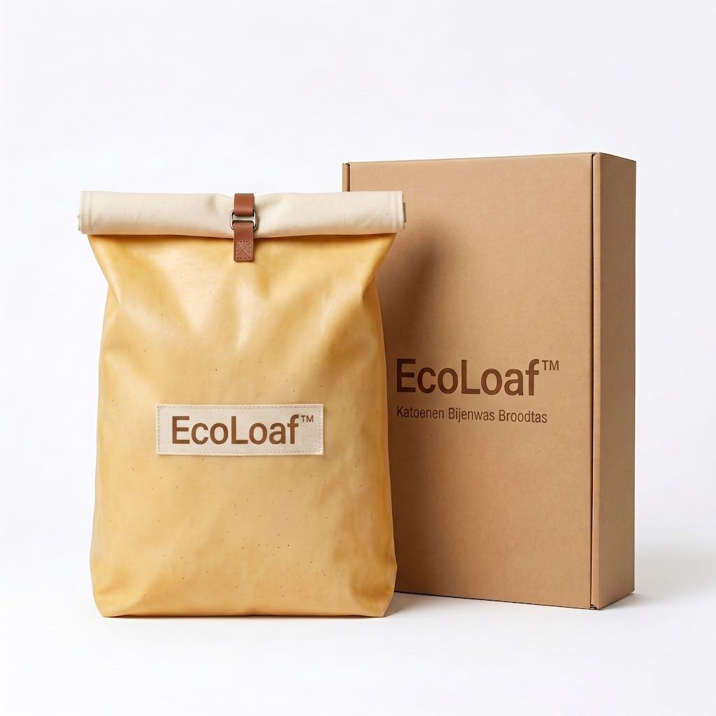 EcoLoaf™ Katoenen Bijenwas Broodtas | Houd Je Brood 5 Dagen Langer Vers Zonder Plastic