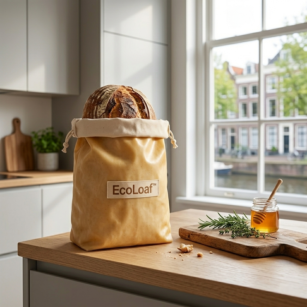 EcoLoaf™ Katoenen Bijenwas Broodtas | Houd Je Brood 5 Dagen Langer Vers Zonder Plastic