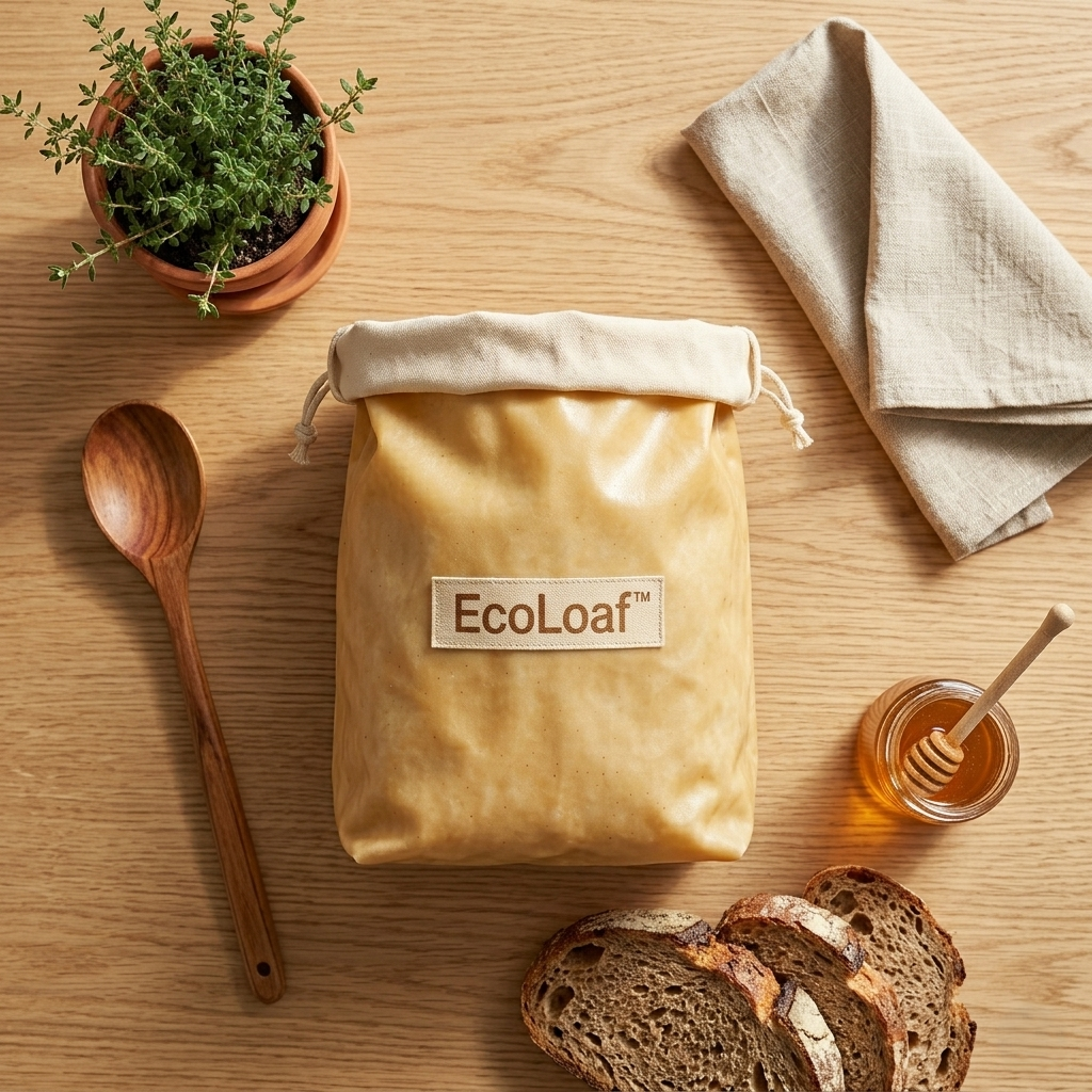 EcoLoaf™ Katoenen Bijenwas Broodtas | Houd Je Brood 5 Dagen Langer Vers Zonder Plastic