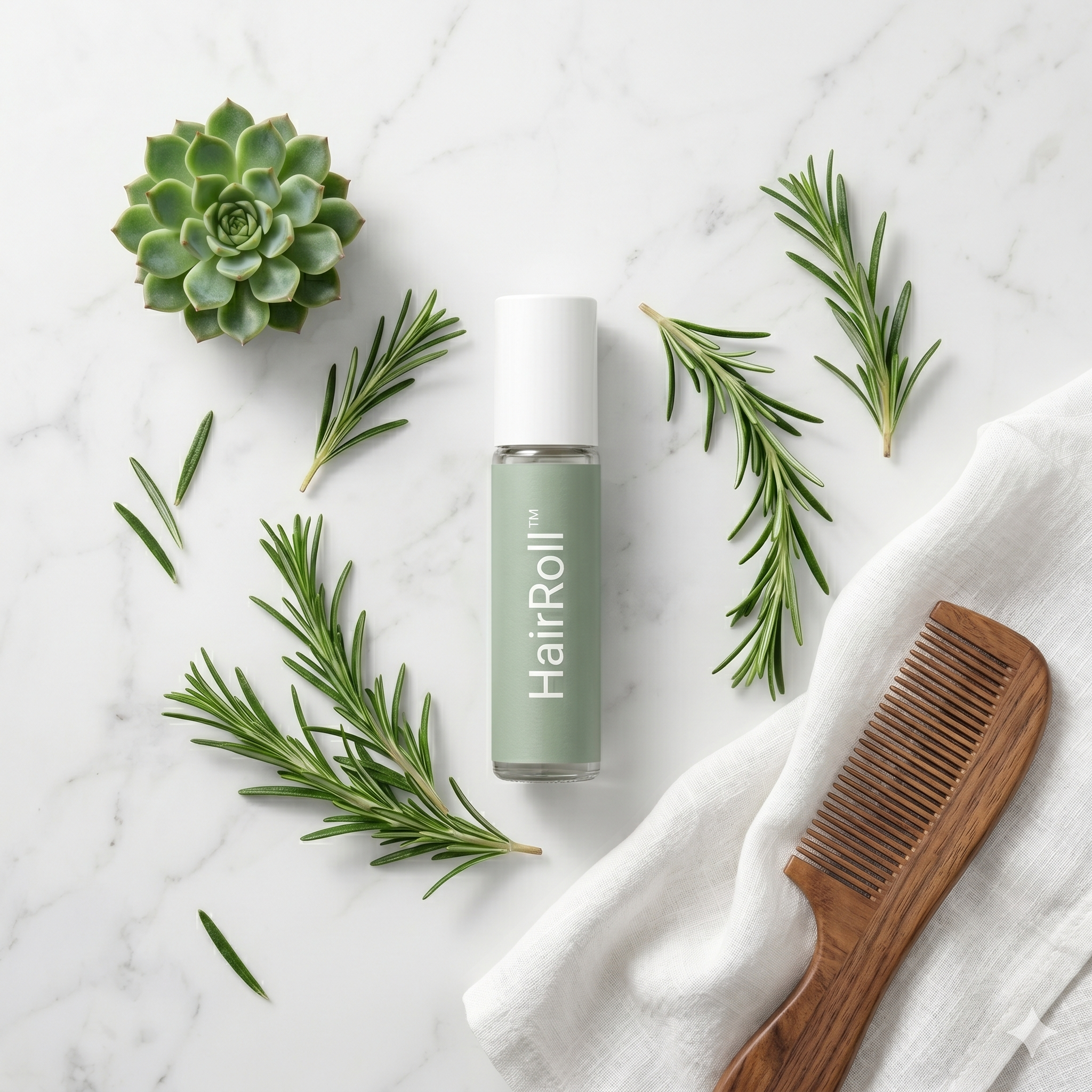HairRoll™ Haargroei Roll-On Serum | Zichtbaar Dikker Haar In 30 Dagen